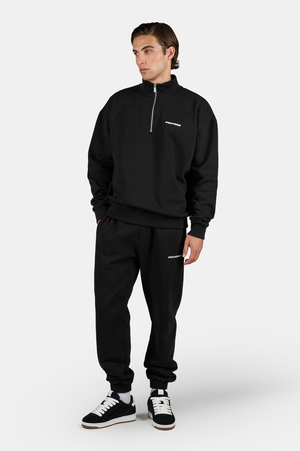 Logo Heavy Sweat Jogger Washed Black