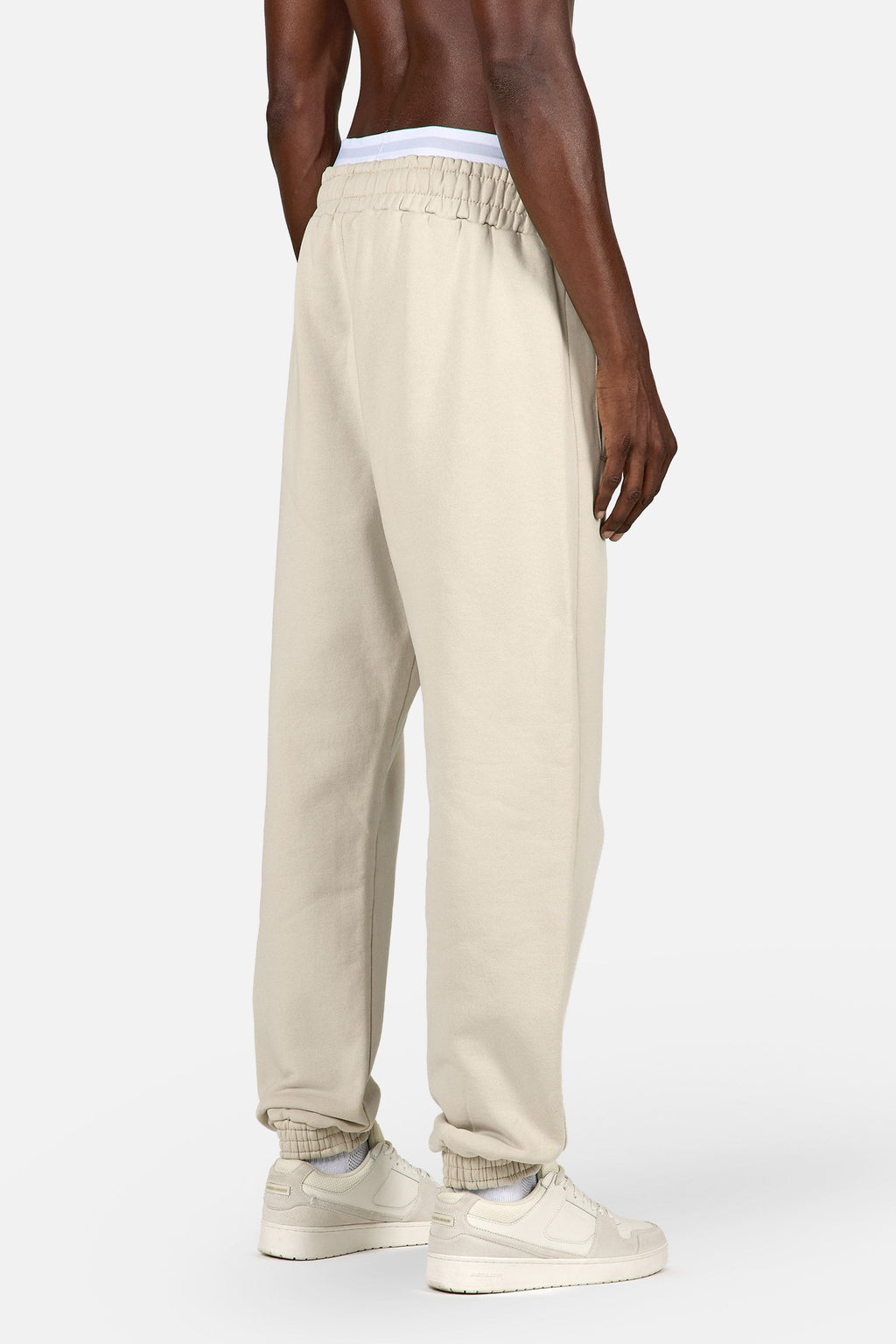 Logo Heavy Sweat Jogger Washed Cozy Beige