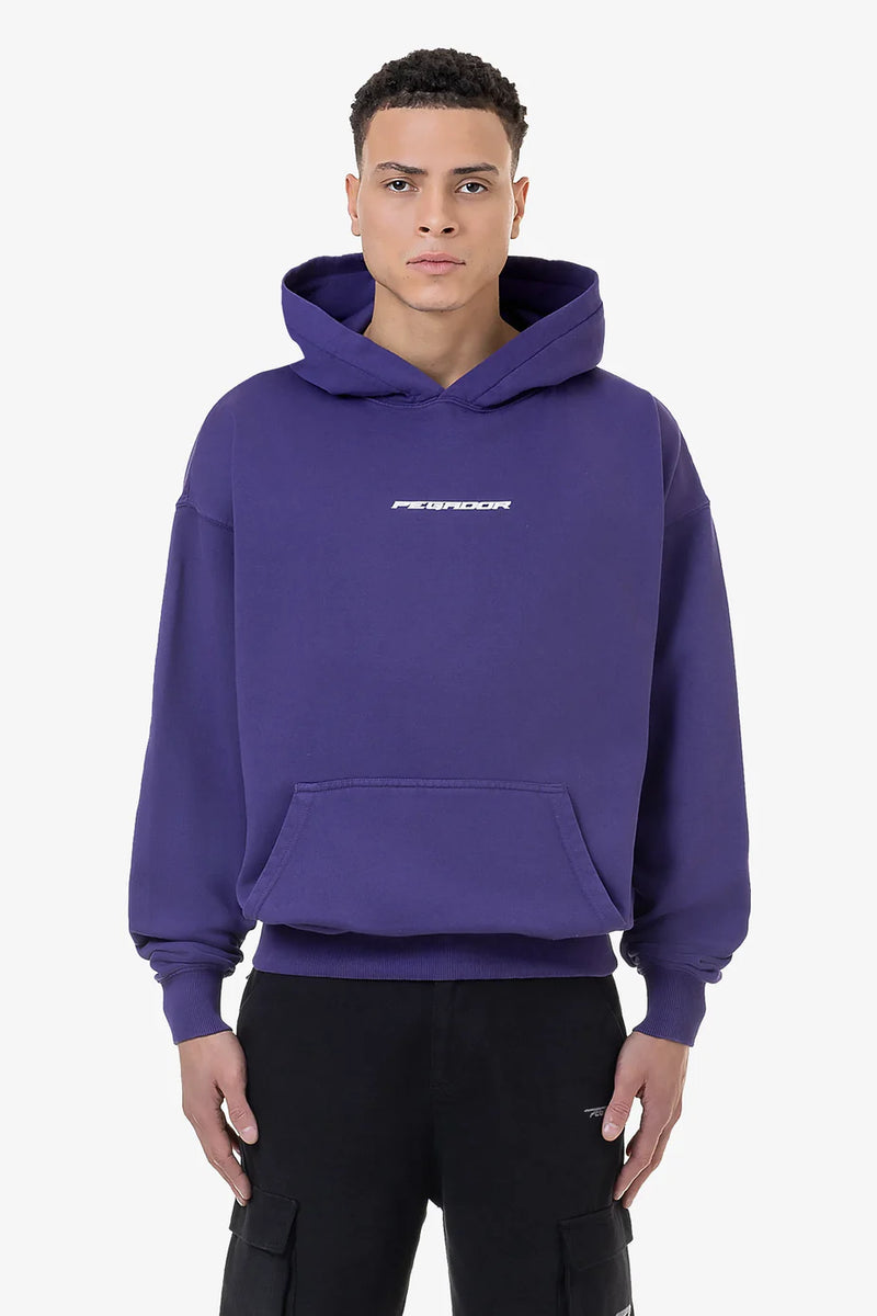 Dubose Oversized Hoodie Vintage Deep Purple