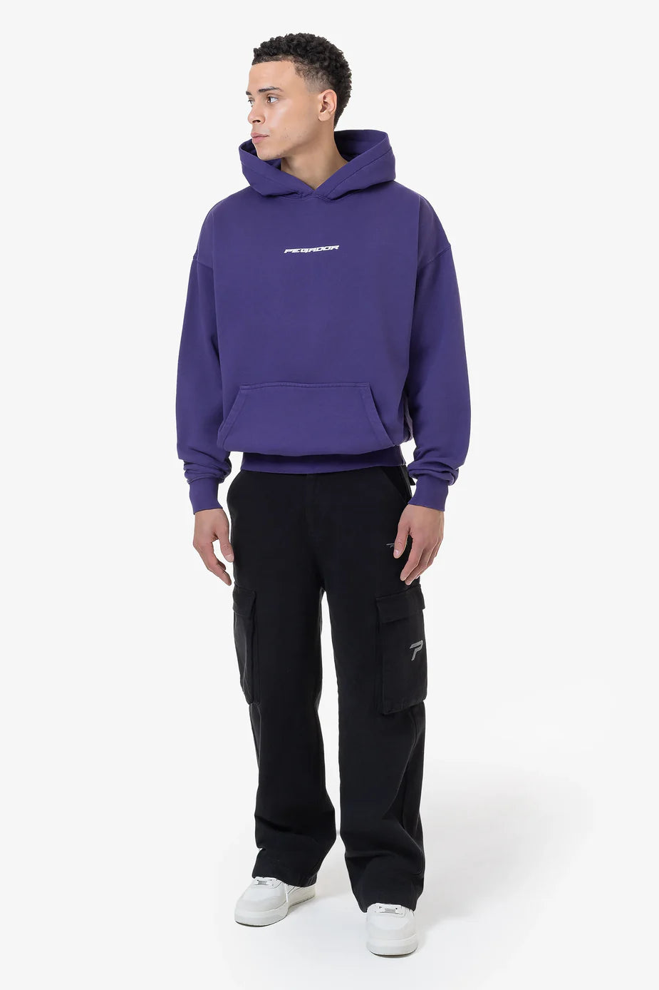 Dubose Oversized Hoodie Vintage Deep Purple