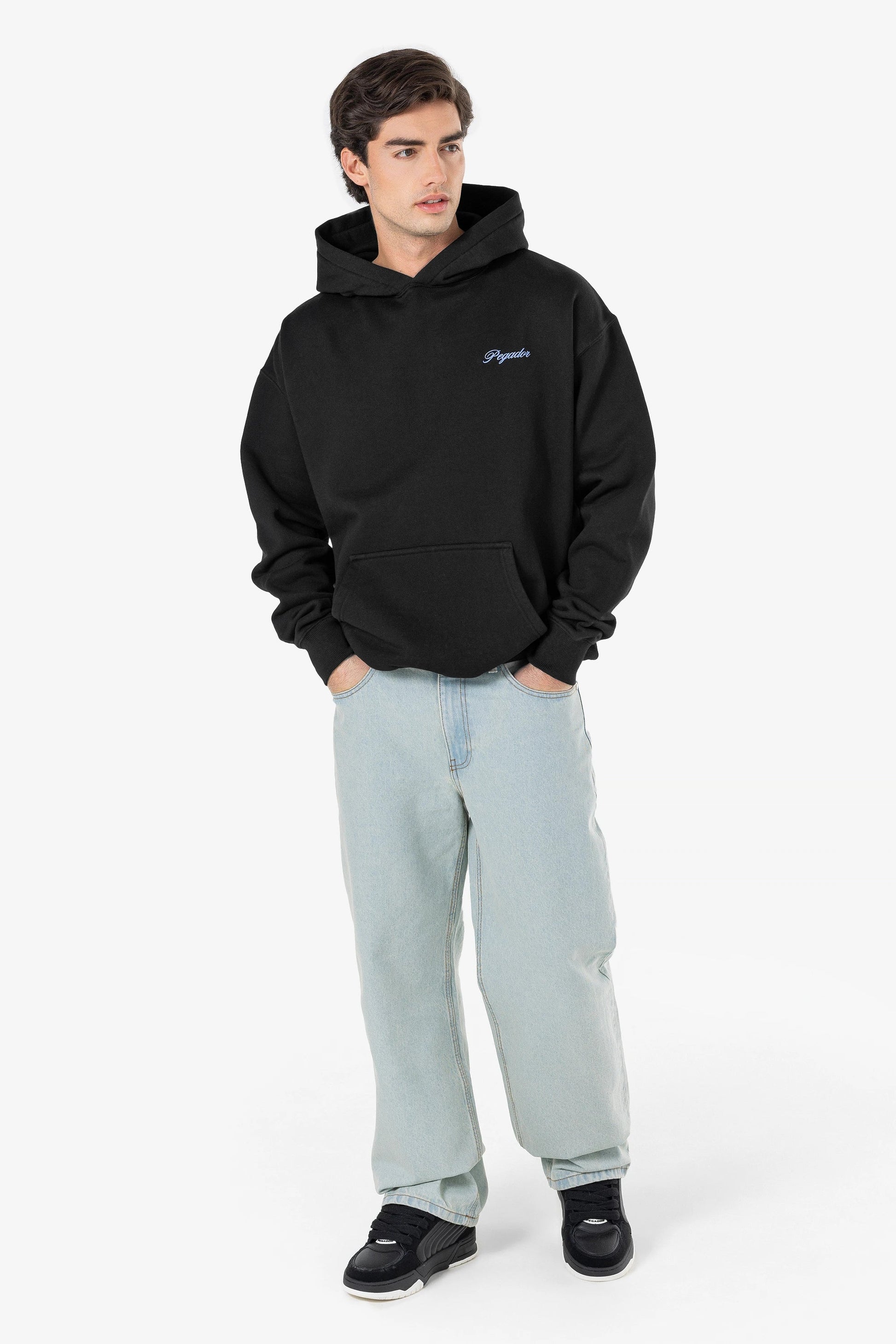 Colfa Oversized Hoodie Washed Black