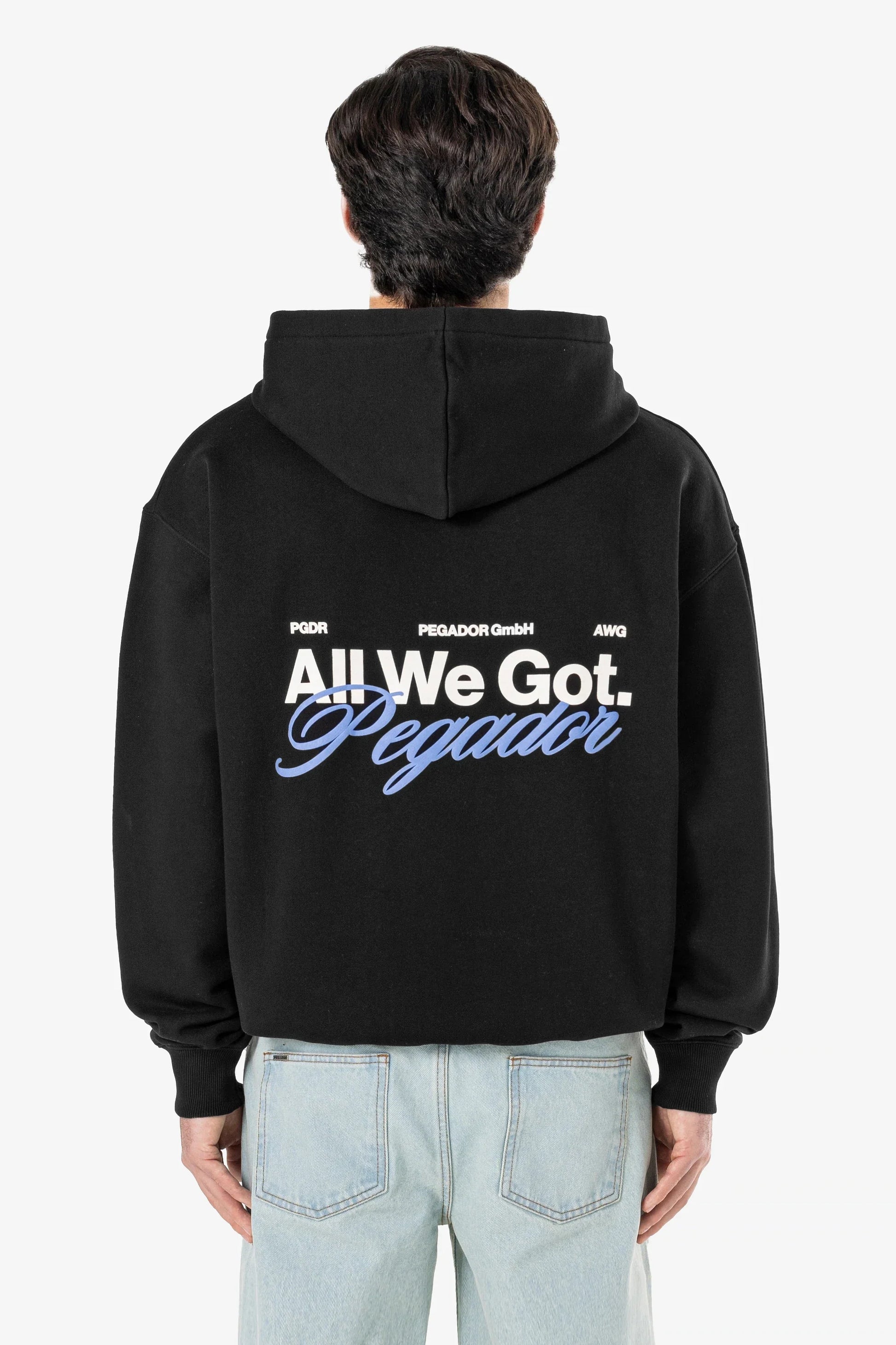 Colfa Oversized Hoodie Washed Black