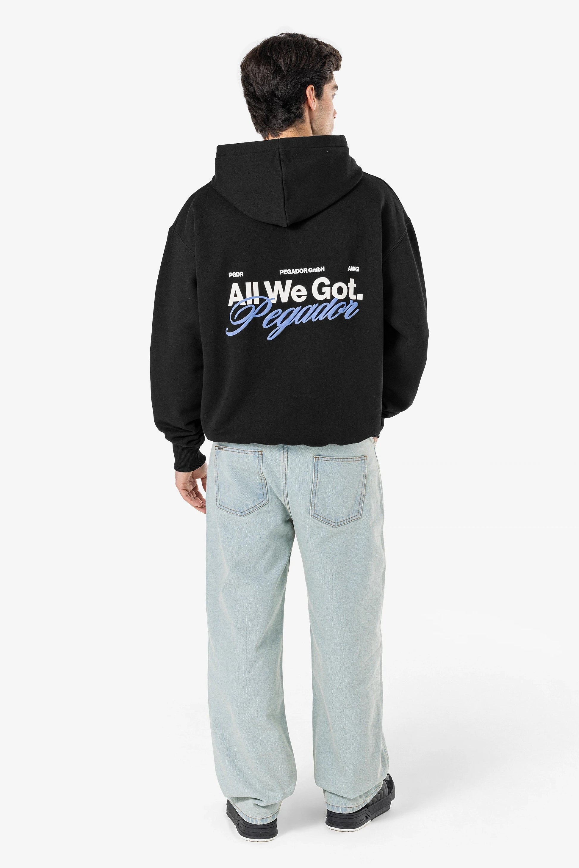 Colfa Oversized Hoodie Washed Black