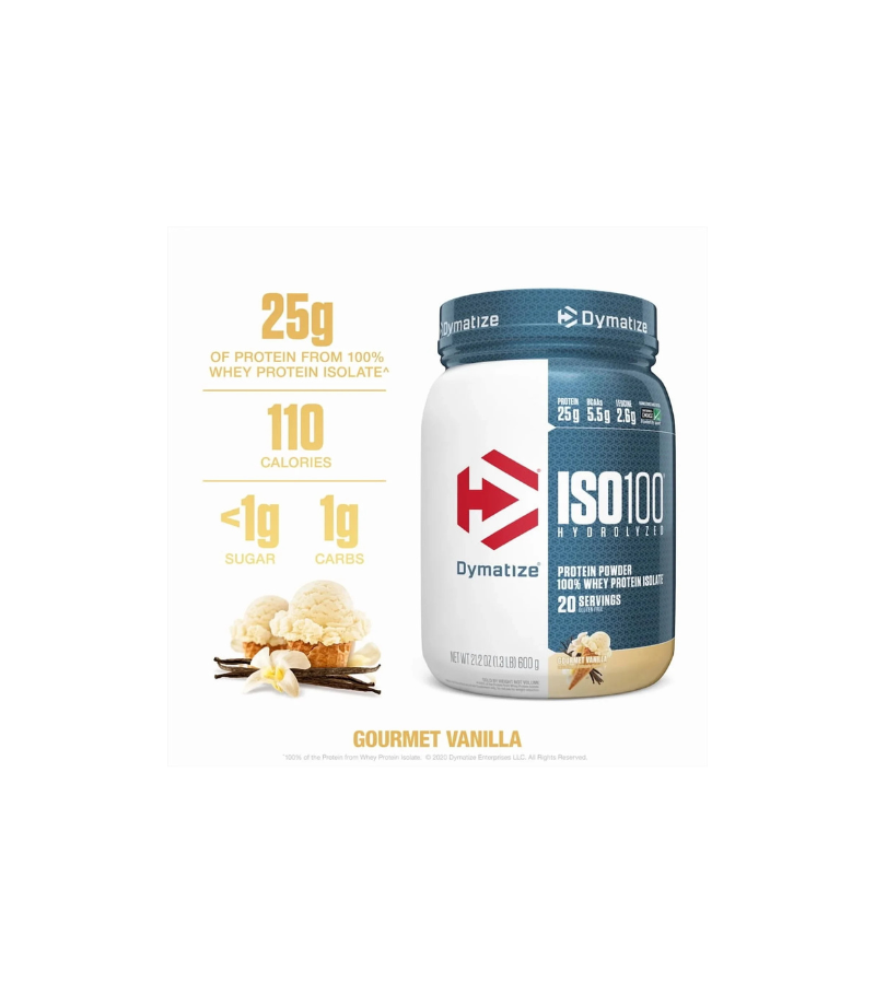 Dymatize ISO100 Hydrolyzed Whey Isolate Protein Powder