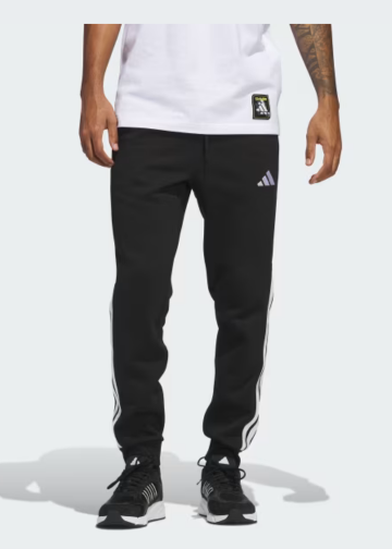 Essentials 3-Stripes Fleece Pants