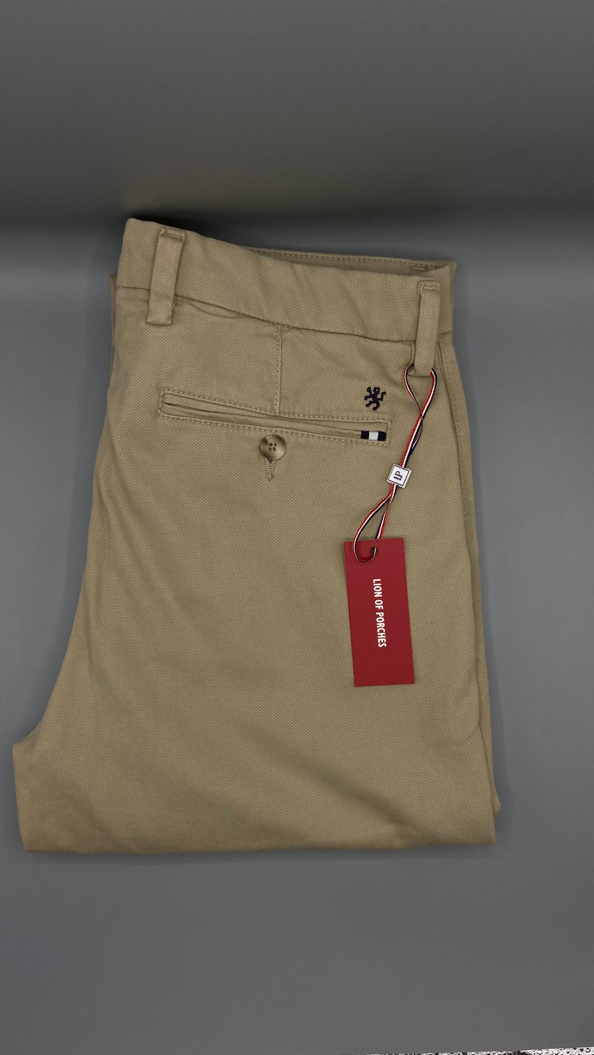 Linen and cotton chino pants