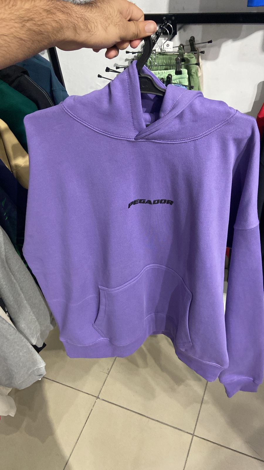 Dubose Oversized Hoodie Vintage Deep Purple