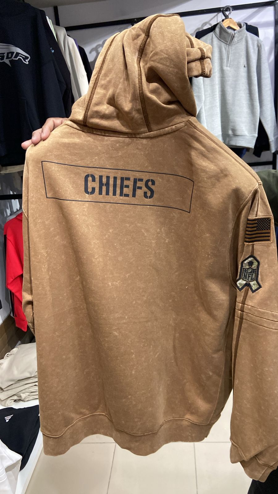 Nike Brown Kansas City Chiefs Salute
