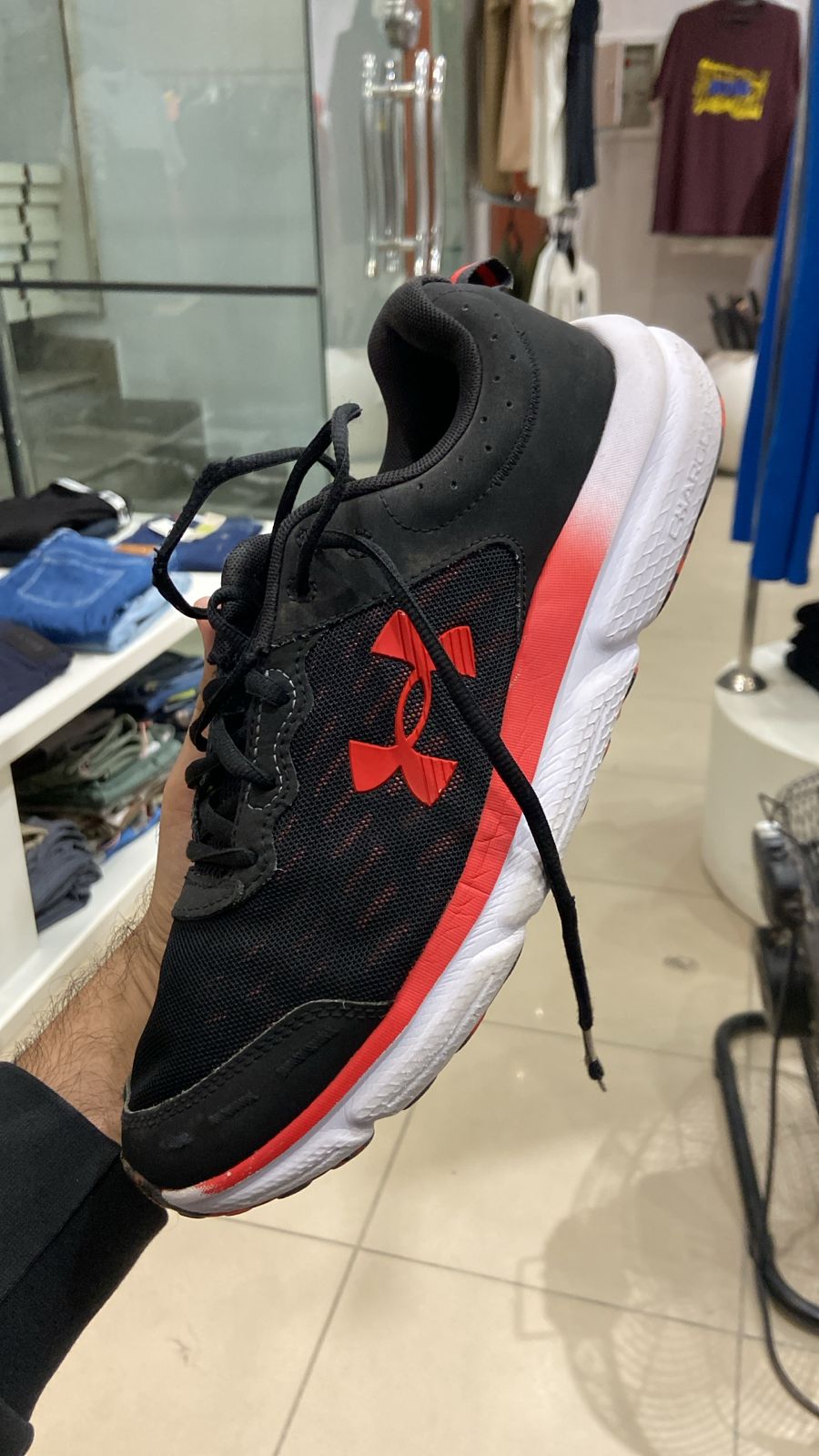 Under Under Armour Charged Assert 9 Marble Running Shoe