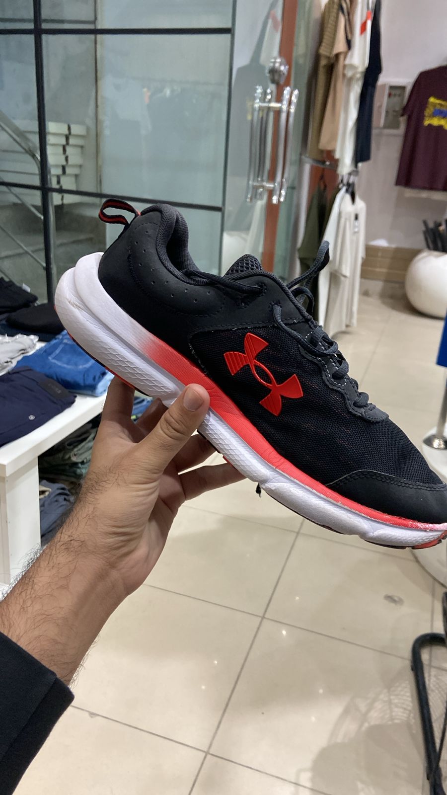 Under Under Armour Charged Assert 9 Marble Running Shoe