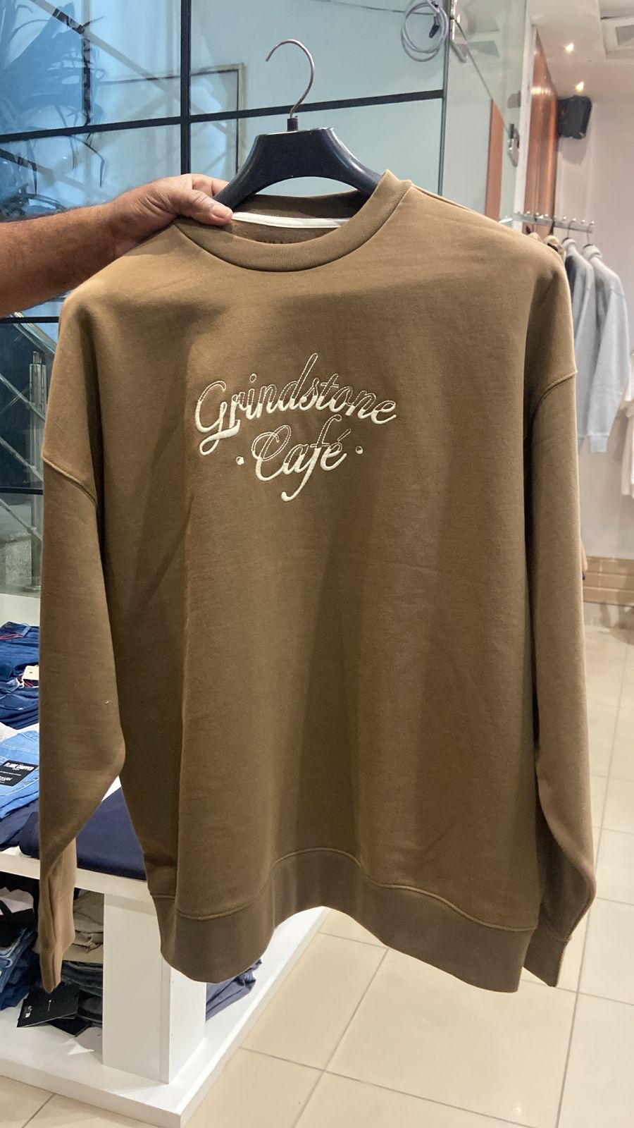 Pull and bear grindstone sweatshirt