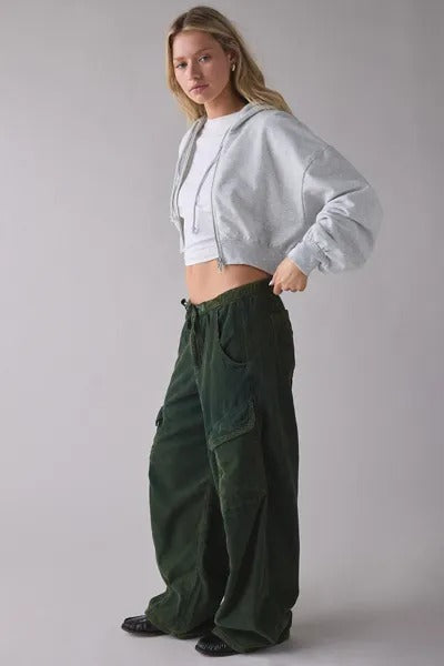 BDG Station Cocoon Corduroy Baggy Barrel Leg Cargo Pant