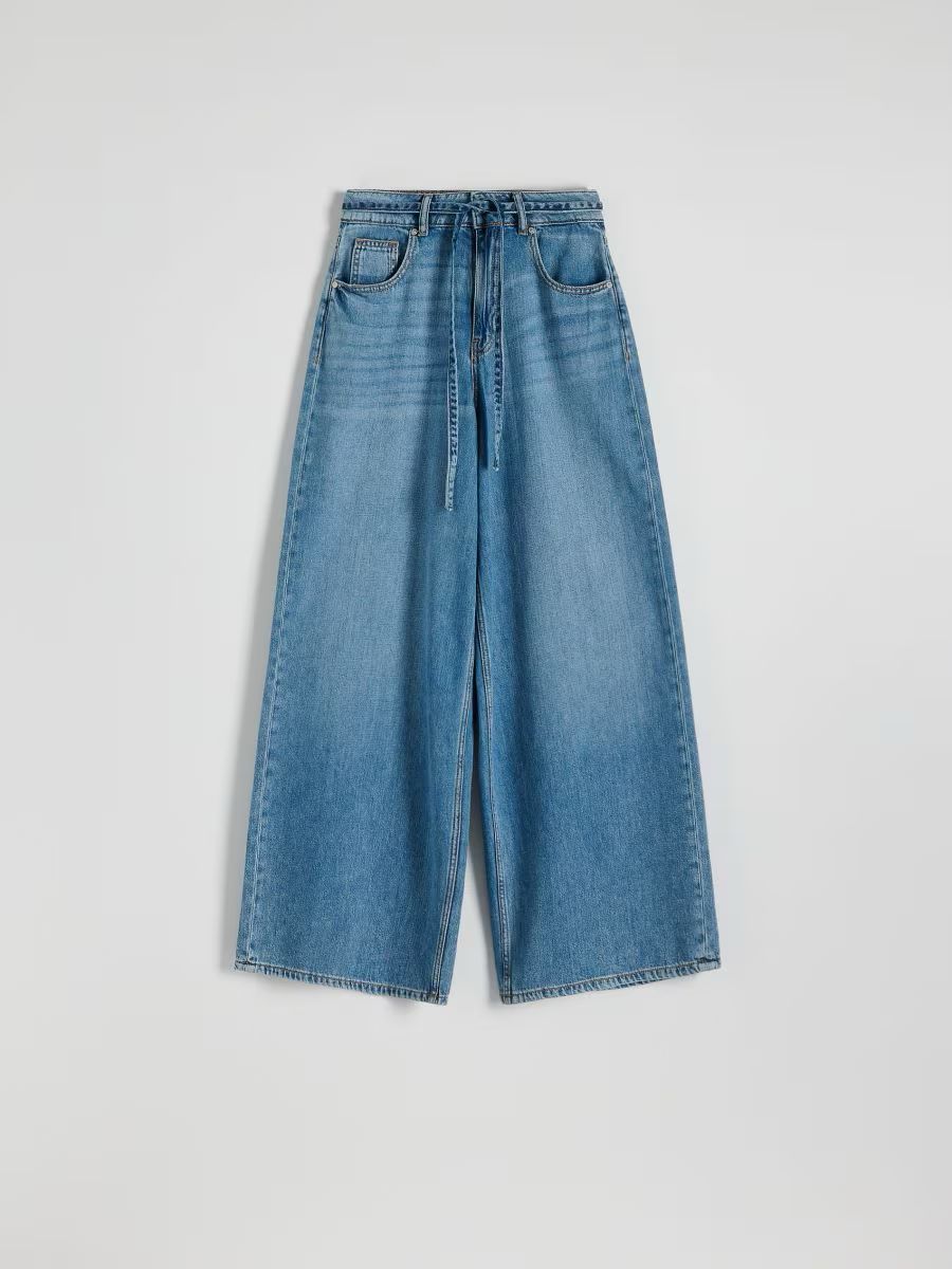RD Wide leg jeans with belt