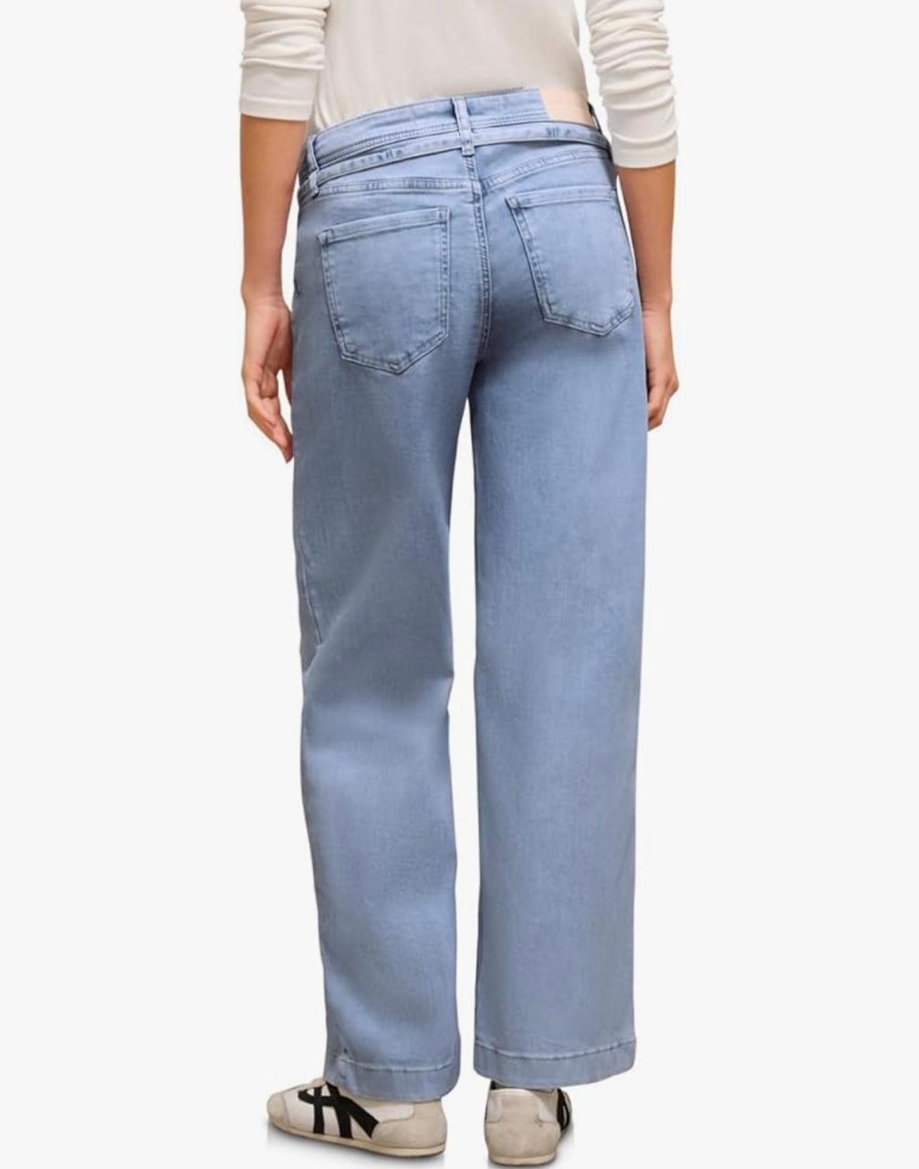 Street One Studio Women's  Wide Leg Jeans