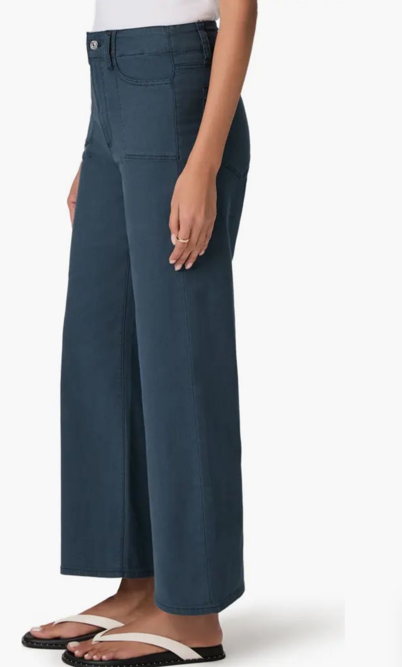 Anessa High Waist Ankle Wide Leg Pants
