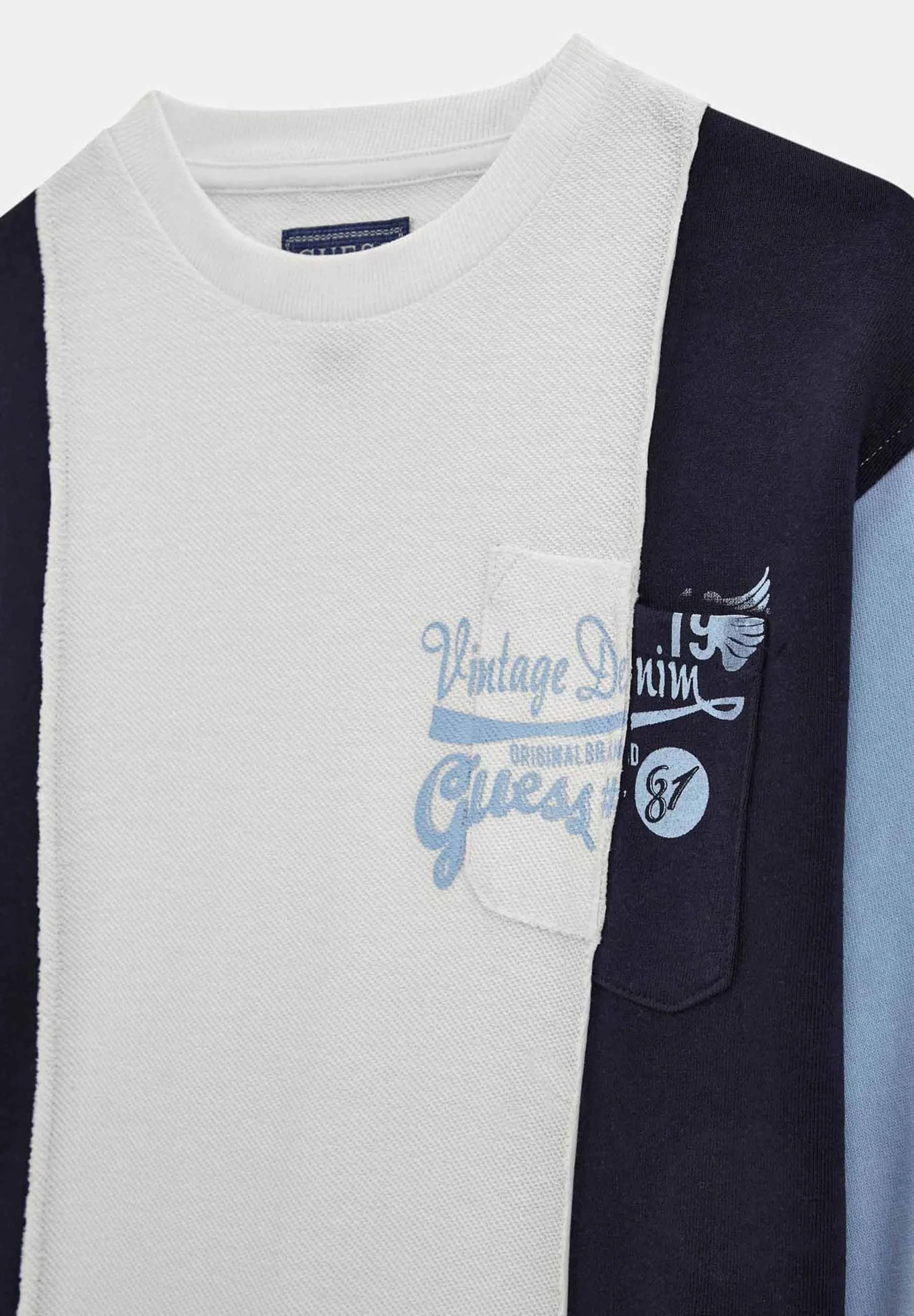 Guess COLOR-BLOCK-OPTIK - Sweatshirt