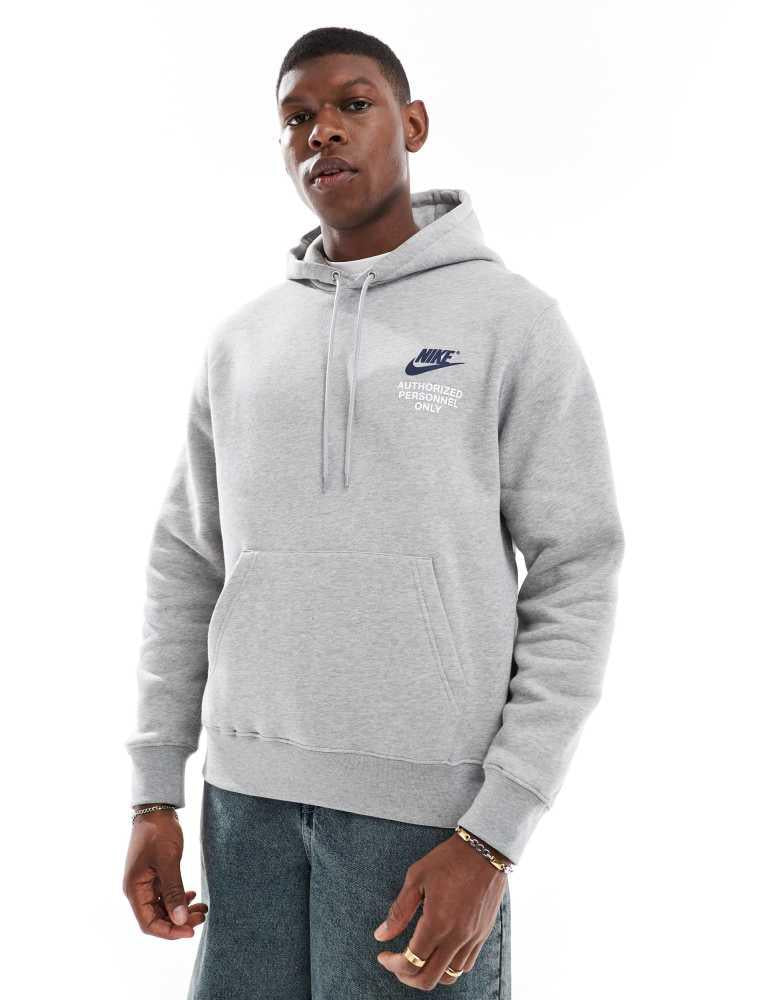 Nike small logo graphic Hoodie