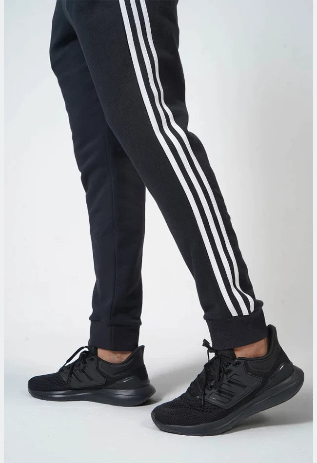 ESSENTIALS FRENCH TERRY TAPERED CUFF 3-STRIPES PANTS