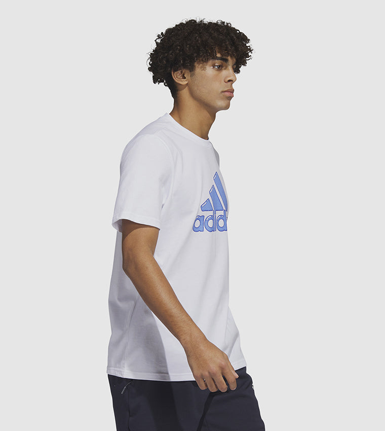 Logo Printed Crew Neck Athleisure