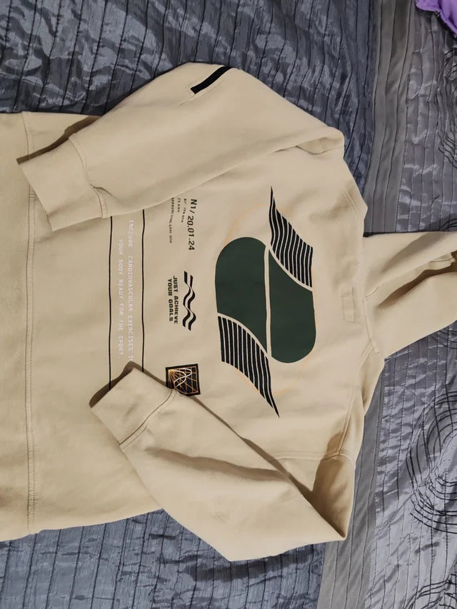 Zara boys' beige sweatshirt