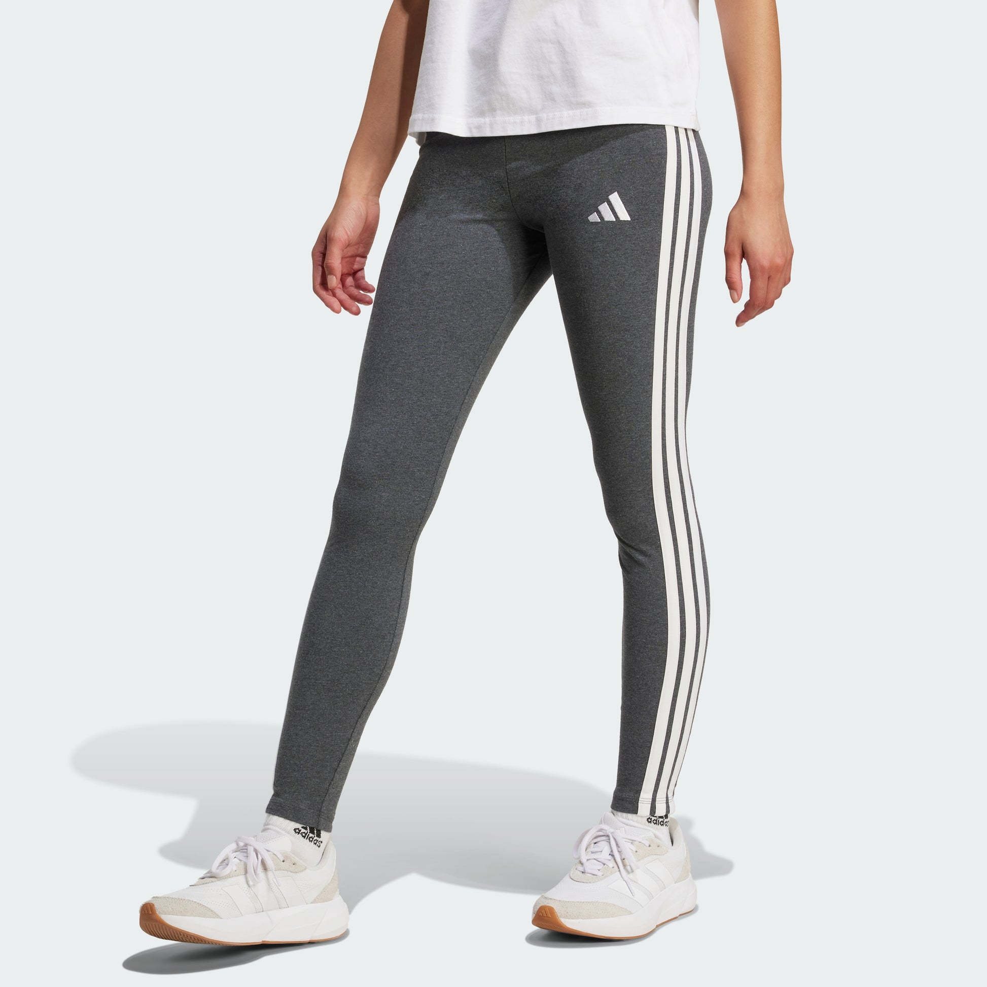 Essentials 3-Stripes Cotton Leggings