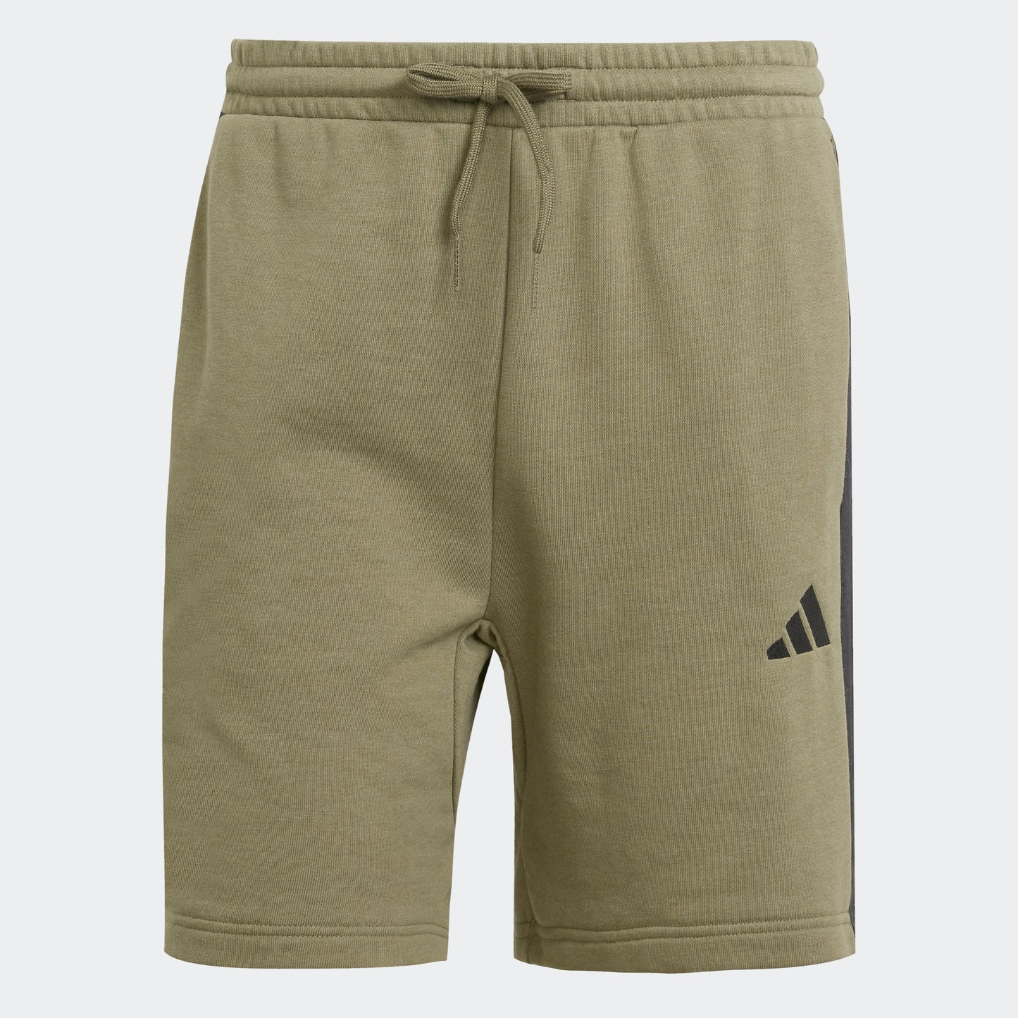 adidas Elastic Waistband Woven Camo-Print 3-Stripes Shorts