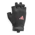 Adidas Size L Half Finger Weightlifting Gloves Gym Training Black/Pink NWT