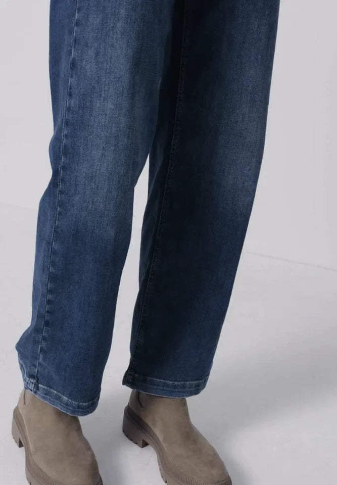 blue street one casual fit midwaist wideleg