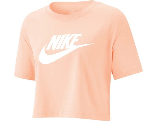 Nike Essential Cropped T-Shirt Orange