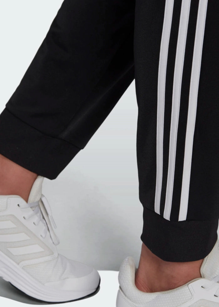 adidas Essentials Warm-Up Tapered 3-Stripes Track Pants - Grey