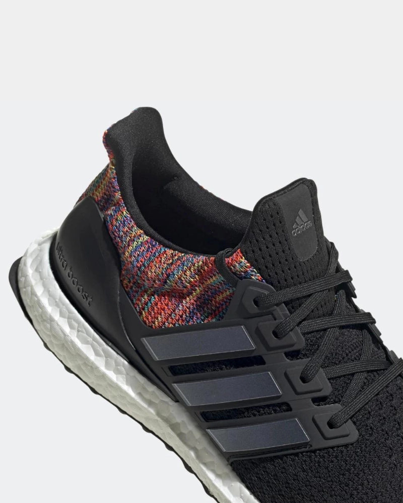Adidas ultra boost black top rainbow