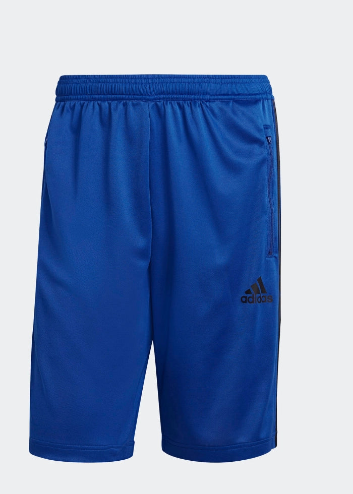 ADIDAS DESIGNED 2 MOVE 3-STRIPES PRIMEBLUE SHORTS